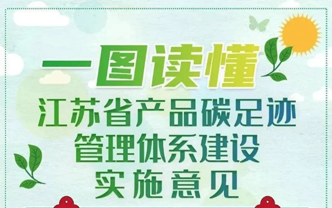 官方发布 | 江苏省产品碳足迹管理体系建设实施意见